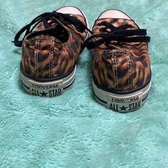 Converse all star Cheetah print shoes - Picture 5 of 5